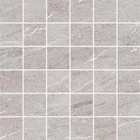 Mozaiek tegel - Tilorex Arenal grey Mat - 30x30 cm - Gerectificeerd - Keramisch - 8 mm dik - VTX60157