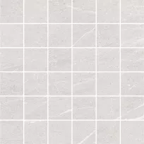 Mozaiek tegel - Tilorex Arenal light grey Mat - 30x30 cm - Gerectificeerd - Keramisch - 8 mm dik - VTX60158