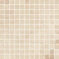 Mozaiek tegel - Tilorex Faro Beige Mat - 30x30 cm (2.5 x 2.5) - Gerectificeerd - Keramisch - 9,3 mm dik - VTX60453