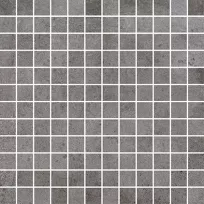 Mozaiek tegel - Tilorex Faro Grey Mat - 30x30 cm (2.5 x 2.5) - Gerectificeerd - Keramisch - 9,3 mm dik - VTX60454