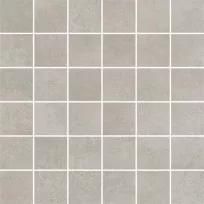 Mozaiek tegel - Tilorex Sants Light grey Mat - 30x30 cm - Gerectificeerd - Keramisch - 8 mm dik - VTX60309