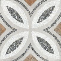 Vloertegel en wandtegel - Terrazzo tegels Casale Firenze grigio - 25x25 cm - 14 mm dik