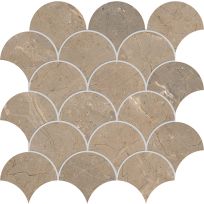 Wandtegel - Golden Age Beige visschub mozaiek 10 mm dik