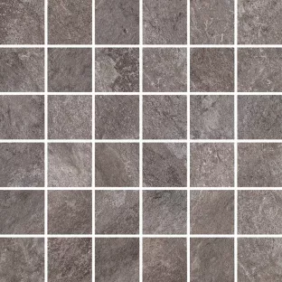 Mosaic tile - Tilorex Confluence Grey Mat - 30x30 cm - Rectified - Ceramic - 8 mm thick - VTX60744