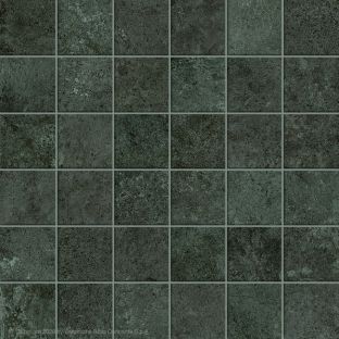 Mosaic tiles Codec anthracite mozaiek 5x5 op net van - 30x30 cm - 8 mm thick