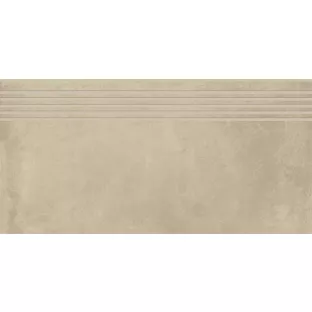 Ceramic stair tile - Tilorex Graca Cream - 30x120 cm - Rectified - Ceramic - 8 mm thick - VTX60539
