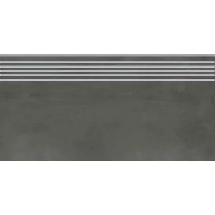 Ceramic stair tile - Tilorex Neudorf Graphite Mat - 30x60 cm - Rectified - Ceramic - 8 mm thick - VTX60695