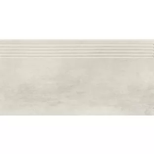 Ceramic stair tile - Tilorex Neudorf White Mat - 30x60 cm - Rectified - Ceramic - 8 mm thick - VTX60698