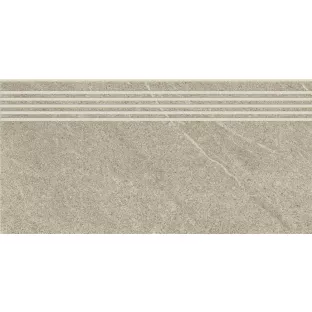 Ceramic stair tile - Tilorex Palo Beige Mat - 30x60 cm - Rectified - Ceramic - 9,3 mm thick - VTX60253