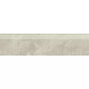 Ceramic stair tile - Tilorex Panura Cream - 30x120 cm - Rectified - Ceramic - 8 mm thick - VTX61213