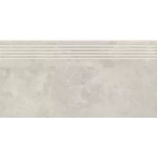 Ceramic stair tile - Tilorex Picanello White Mat - 30x60 cm - Rectified - Ceramic - 8 mm thick - VTX61138