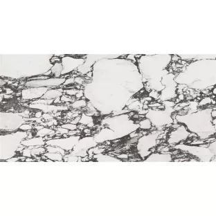 Floor and wall tile - Tilorex Calacatta Maisy White Satin - 60x120 cm - Rectified - Ceramic - 8 mm thick - VTX60287