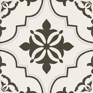 Floor and wall tile - Tilorex Scampia Flower Mat - 30x30 cm - Not Rectified - Ceramic - 8 mm thick - VTX60811