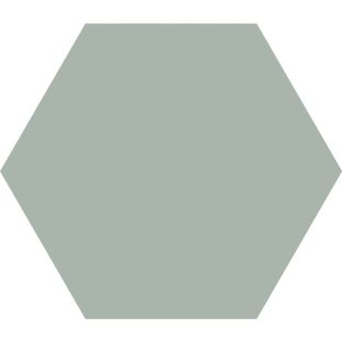 Floor tile and Wall tile - Hexagon Timeless Jade mat - 15x17 cm - 9 mm thick