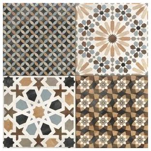 Floor tile and Wall tile - Marrakech Mix 44x44 - 10 mm thick