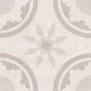Floor tile and Wall tile - Materia Decor Rim Ivory - 20x20 cm - 8 mm thick