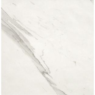 Floor tile and Wall tile - Roma Statuario mat - 60x60 cm - rectified edges - 10 mm thick