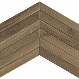 Floor tile and Wall tile - Fapnest Brown Chevron - 7,5x45 cm - 9 mm thick