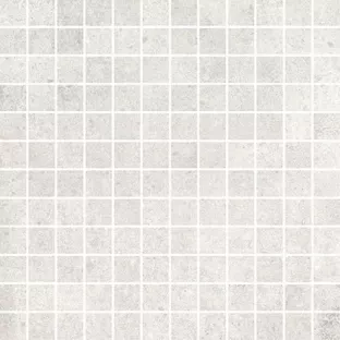 Mozaiek tegel - Tilorex Faro White Mat - 30x30 cm (2.5 x 2.5) - Gerectificeerd - Keramisch - 9,3 mm dik - VTX60457