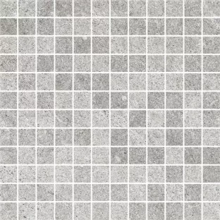 Mozaiek tegel - Tilorex Palo Grey Mat - 30x30 cm (2,5/2,5) - Gerectificeerd - Keramisch - 9,3 mm dik - VTX60243