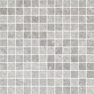 Mozaiek tegel - Tilorex Palo Light grey Mat - 30x30 cm (2,5/2,5) - Gerectificeerd - Keramisch - 9,3 mm dik - VTX60244