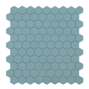 Mozaiek tegels By Goof mozaiek hexagon jade 3,5x3,5cm 5 mm dik