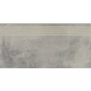 Traptegel - Tilorex Graca Light grey - 30x120 cm - Gerectificeerd - Keramisch - 8 mm dik - VTX60540