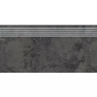 Traptegel - Tilorex Picanello Graphite Mat - 30x60 cm - Gerectificeerd - Keramisch - 8 mm dik - VTX61135