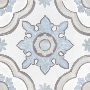 Vloertegel en wandtegel - Adobe Decor Basma White - 20x20 cm - 8 mm dik
