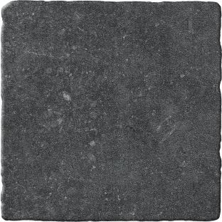 Vloertegel en wandtegel - Bluestone Noir - 20x20 cm - getrommeld - 10 mm dik
