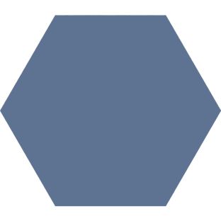 Vloertegel en wandtegel - Hexagon Timeless Marine mat - 15x17 cm - 9 mm dik
