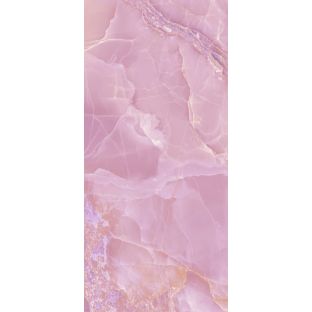 Vloertegel en wandtegel - Onyx Rose polished - 120x260 cm - gerectificeerd - 9 mm dik