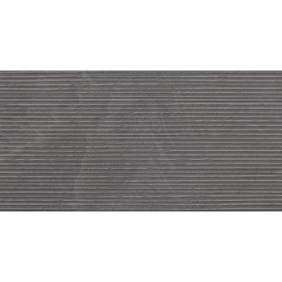 Vloertegel en wandtegel - Overland Antracite Groove - 60x120 cm - gerectificeerd - 10 mm dik