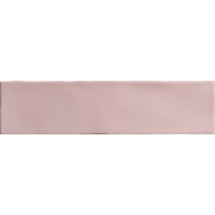 Wandtegel - Colonial Pink mat - 7,5x30 cm - 9 mm dik