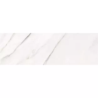 Wandtegel - Tilorex Calacatta Carmen White marble Glossy - 30x90 cm - Gerectificeerd - Keramisch - 11 mm dik - VTX60299