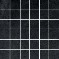 Ceramic floor tiles - Advance Black 5x5 Mozaiek 10mm thick