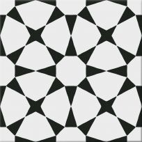 Ceramic floor tiles - Hidra Prisma White - 20x20 cm - 8,6mm thick