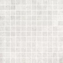 Mosaic tile - Tilorex Faro White Mat - 30x30 cm (2.5 x 2.5) - Rectified - Ceramic - 9,3 mm thick - VTX60457