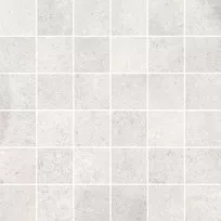 Mosaic tile - Tilorex Faro White Mat - 30x30 cm (5 x 5) - Rectified - Ceramic - 9,3 mm thick - VTX60452
