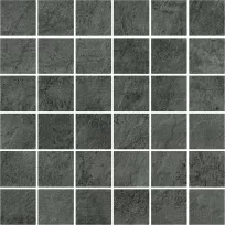 Mosaic tile - Tilorex Marina Dark grey Mat - 30x30 cm - Rectified - Ceramic - 8 mm thick - VTX61066