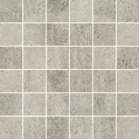 Mosaic tile - Tilorex Neudorf Light grey Mat - 30x30 cm - Rectified - Metall - 8 mm thick - VTX60685