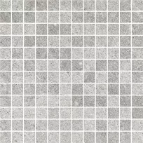 Mosaic tile - Tilorex Palo Light grey Mat - 30x30 cm (2,5/2,5) - Rectified - Ceramic - 9,3 mm thick - VTX60244