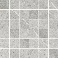 Mosaic tile - Tilorex Palo Light grey Mat - 30x30 cm (5/5) - Rectified - Ceramic - 9,3 mm thick - VTX60240