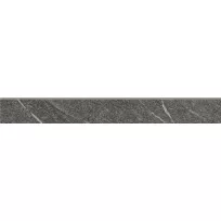 Tile skirting - Tilorex Palo Dark grey Mat - 7x60 cm - Rectified - Ceramic - 9,3 mm thick - VTX60246