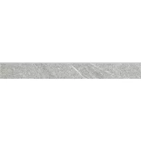 Tile skirting - Tilorex Palo Light grey Mat - 7x60 cm - Rectified - Ceramic - 9,3 mm thick - VTX60248