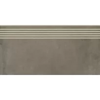 Ceramic stair tile - Tilorex Graca Taupe - 30x120 cm - Rectified - Ceramic - 8 mm thick - VTX60542