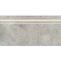 Ceramic stair tile - Tilorex Gràcia Grey Mat - 30x60 cm - Rectified - Ceramic - 8 mm thick - VTX60261