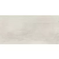 Ceramic stair tile - Tilorex Neudorf White Mat - 30x60 cm - Rectified - Ceramic - 8 mm thick - VTX60698