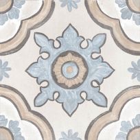 Floor tile and Wall tile - Adobe Decor Basma Ivory - 20x20 cm - 8 mm thick