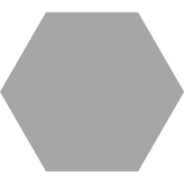 Floor tile and Wall tile - Hexagon Timeless Grey mat - 15x17 cm - 9 mm thick